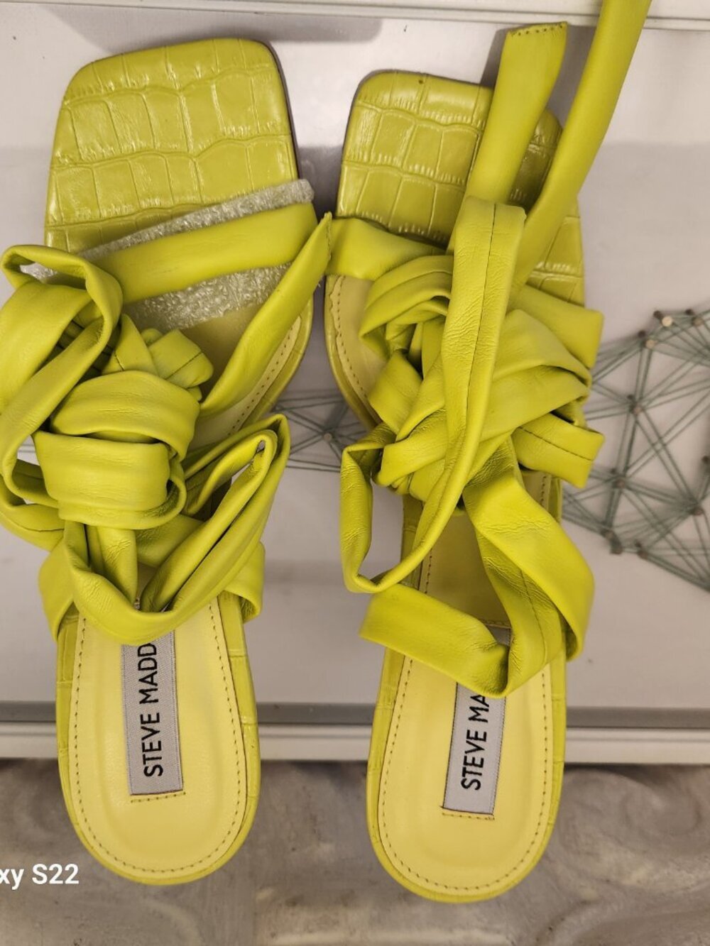 Steve Madden Utilize Lace Up Heeled Sandals. NIB. Size 8.5 - Picture 5 of 11